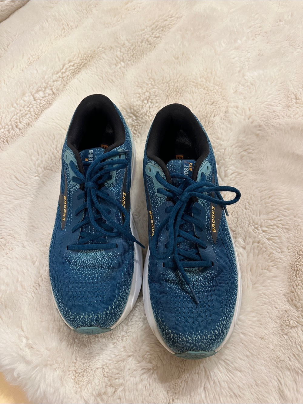 Brooks Ghost Max 2 Teal/Light Blue Knit Running Shoes